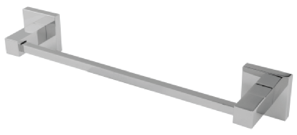 Kit de Acessórios para banheiro Diamante Cromado 5 peças